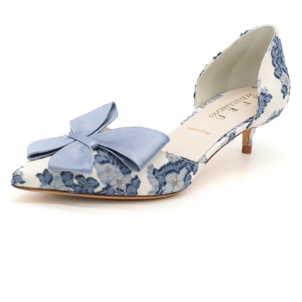 NWT Something Bleu Kitten Heel